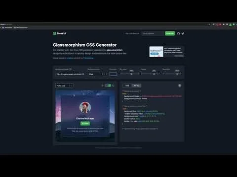 Glassmorphism screenshot 1 of 6