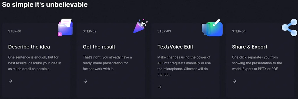 Glimmer AI screenshot 3 of 3
