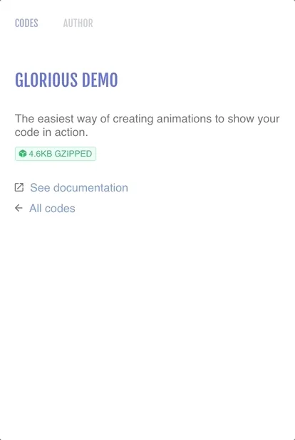 Glorious Demo screenshot 1 of 2