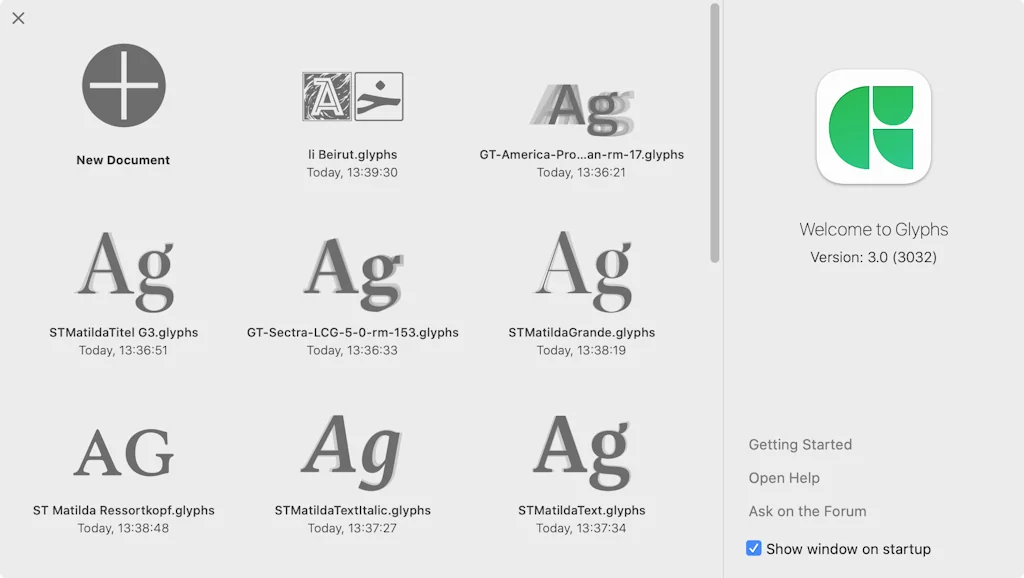 Glyphs.app screenshot 1 of 11