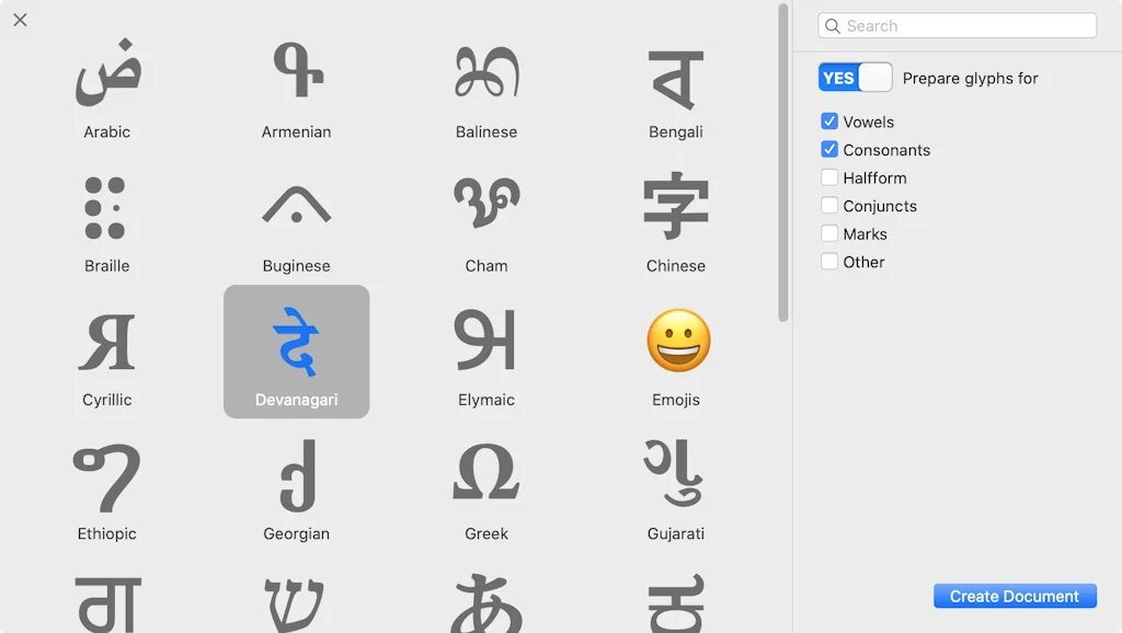 Glyphs.app screenshot 2 of 11