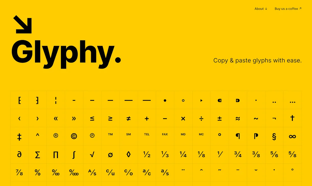 Glyphy screenshot 1 of 2