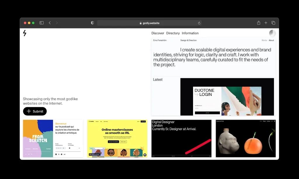 Godly website screenshot 1 of 7