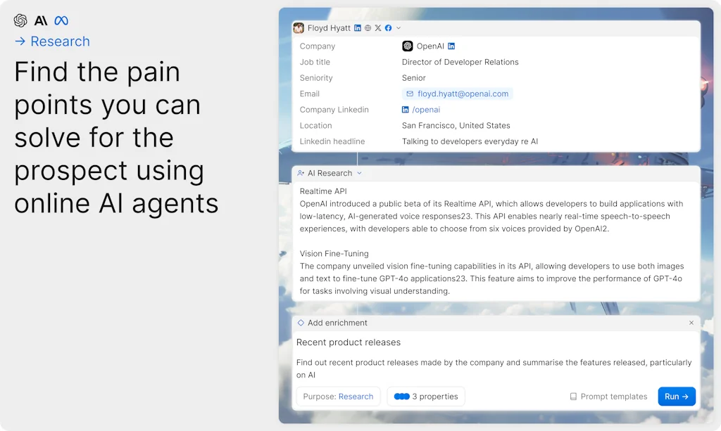 GodmodeHQ ✊ | Custom AI agents for sales screenshot 2 of 5