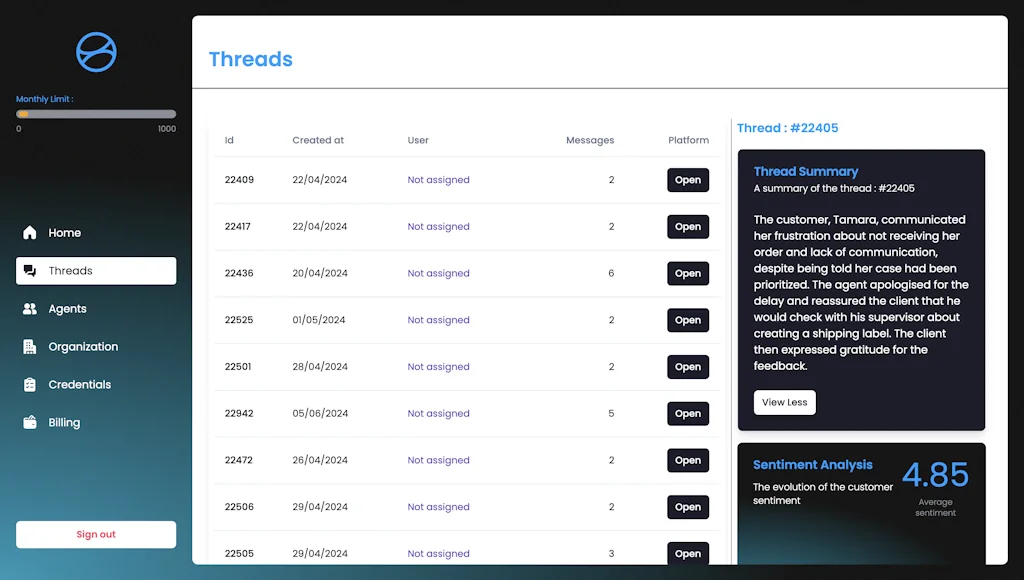 Gofer - AI-Driven Customer Support screenshot 4 of 6
