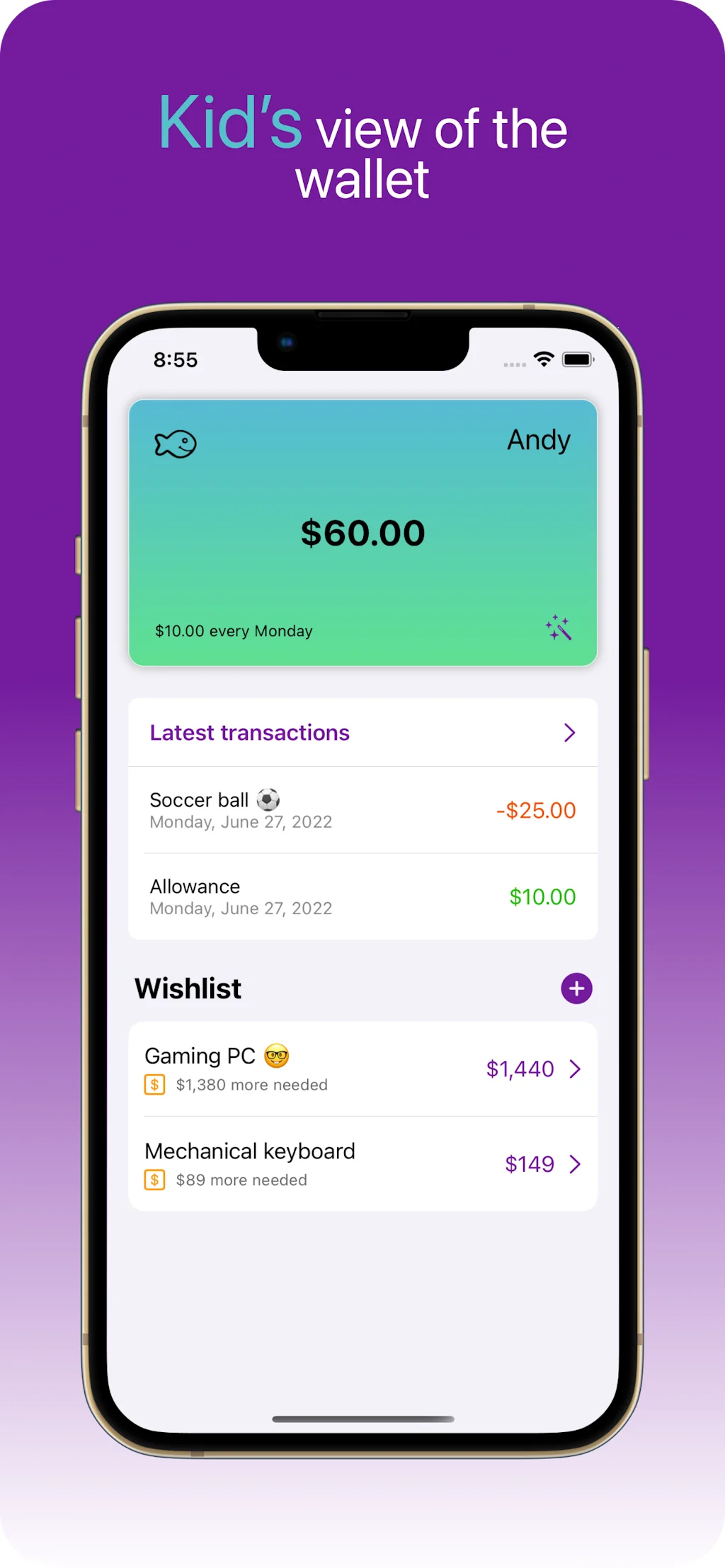 Goldy wallet screenshot 3 of 7