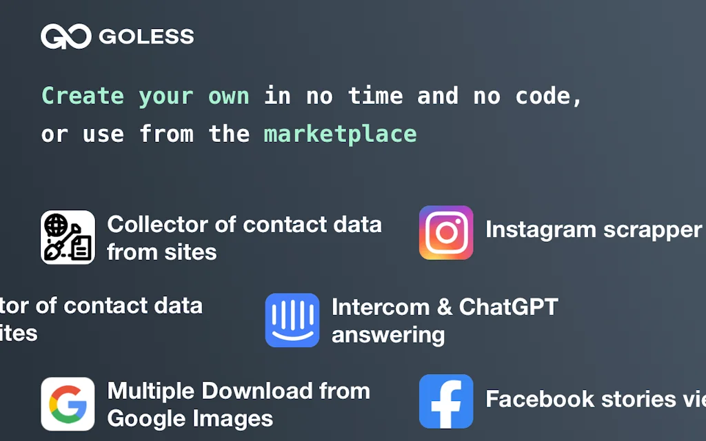 GoLess - Browser Automation screenshot 3 of 6