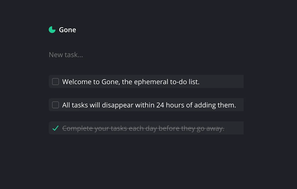 Gone screenshot 1 of 2