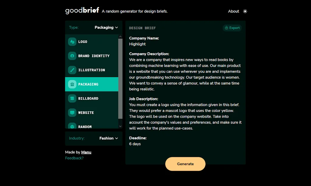 GoodBrief screenshot 4 of 4