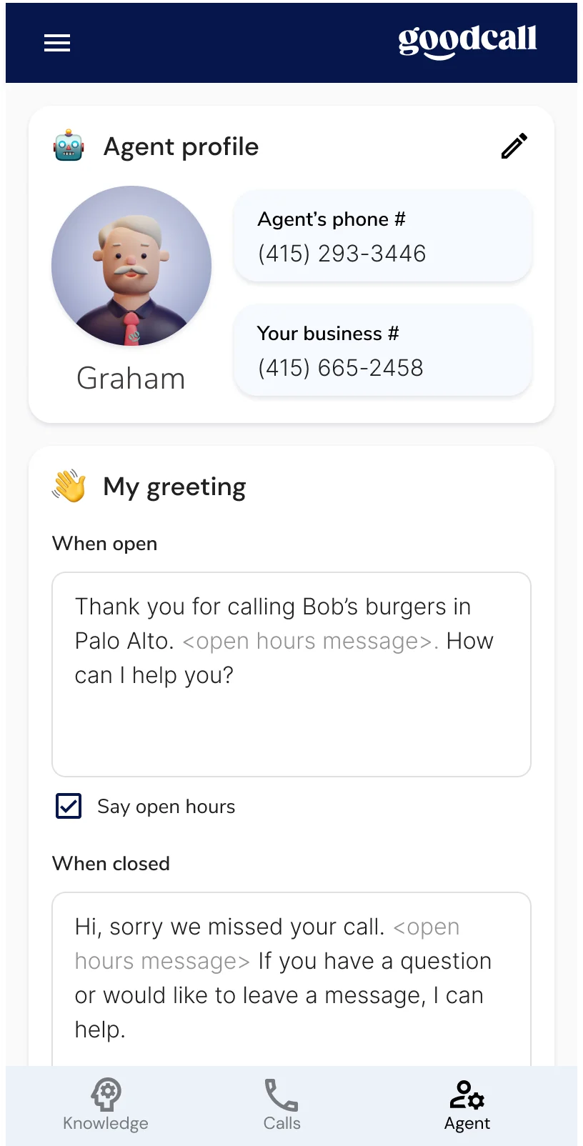 Goodcall screenshot 5 of 6