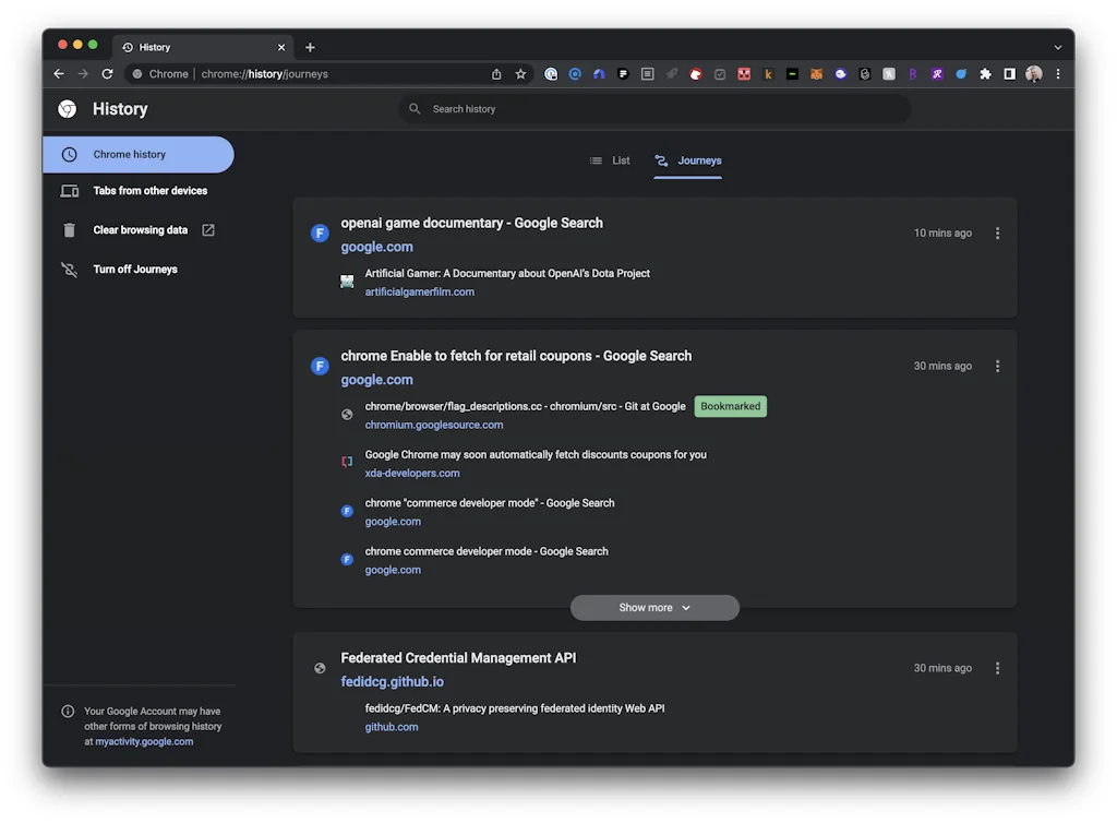 Google Chrome screenshot 2 of 3