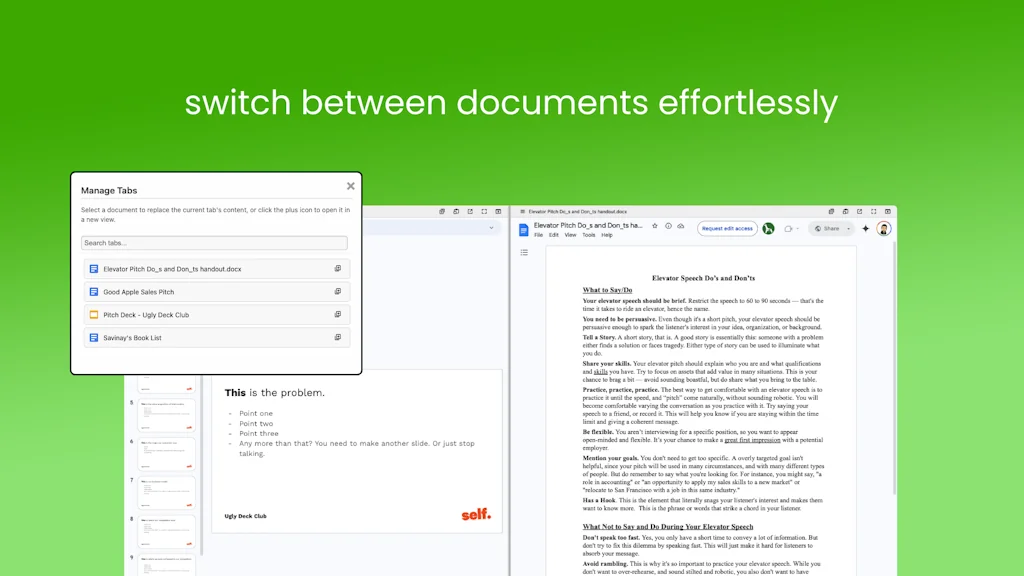 Google Docs SplitView screenshot 2 of 5