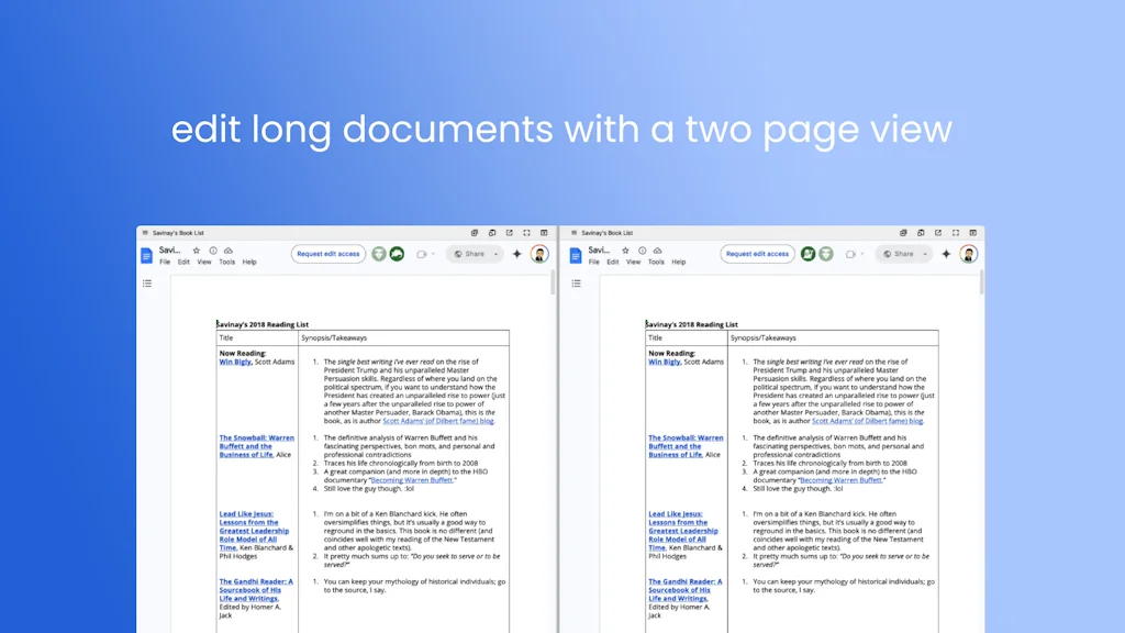 Google Docs SplitView screenshot 3 of 5
