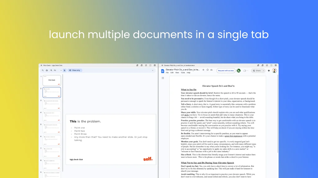 Google Docs SplitView screenshot 4 of 5