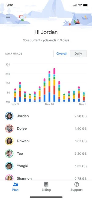Google Fi screenshot 1 of 4
