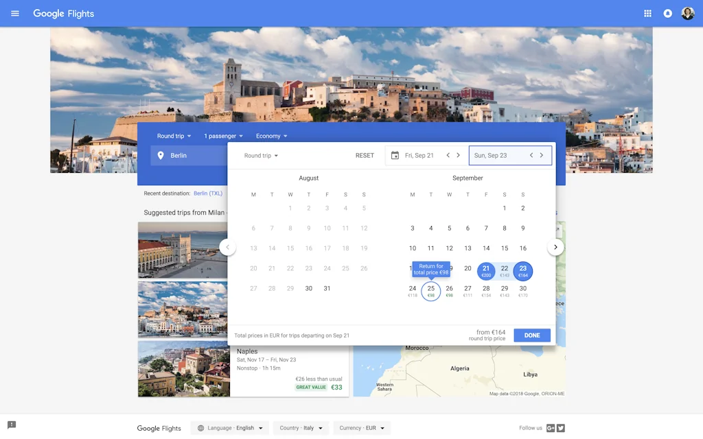 Google Flights screenshot 4 of 11