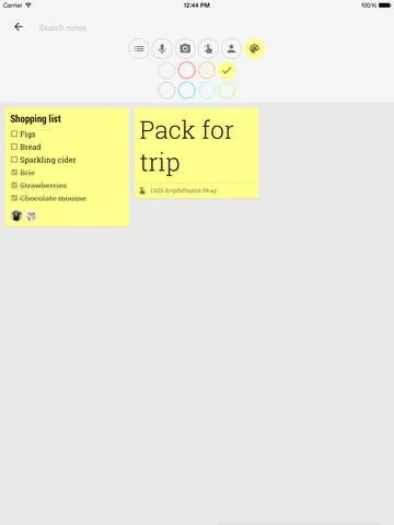 Google Keep for iOS screenshot 1 of 7