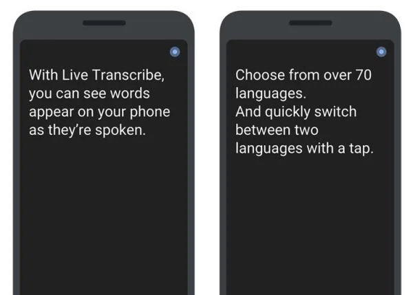 Google Live Transcribe screenshot 1 of 4