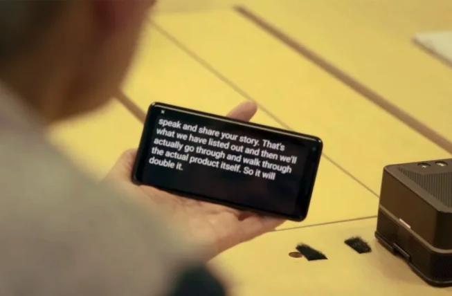 Google Live Transcribe screenshot 3 of 4