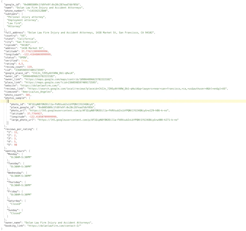 Google Maps Search API screenshot 1 of 3