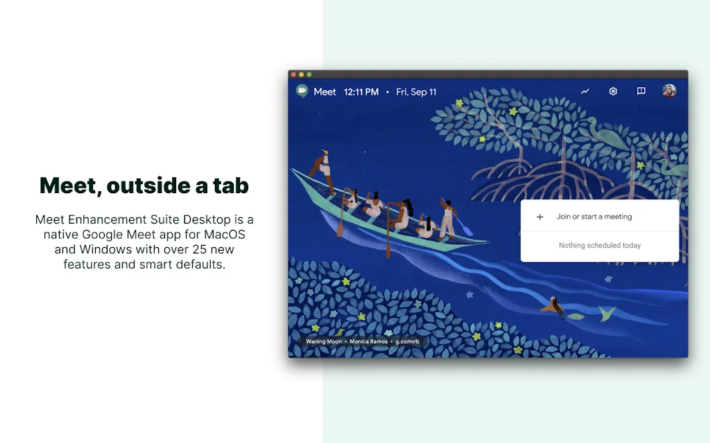 Google Meet Enhancement Suite screenshot 1 of 4