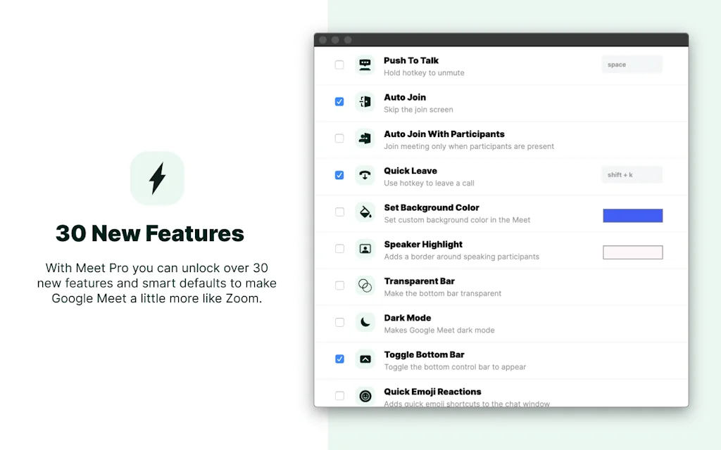Google Meet Enhancement Suite screenshot 4 of 4