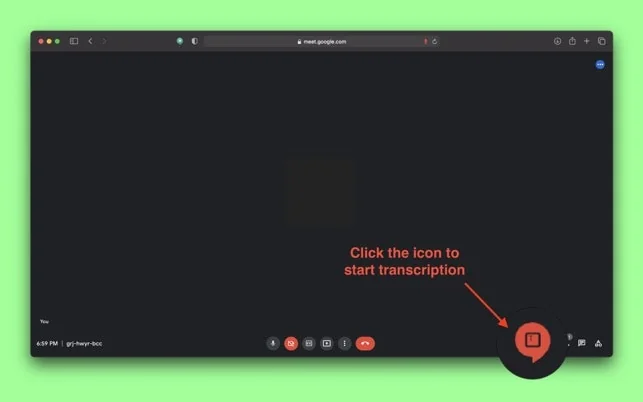 Google Meet Transcripts screenshot 1 of 3