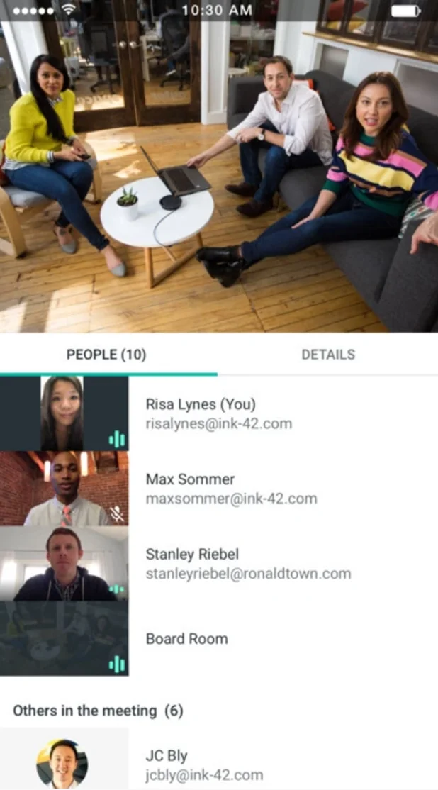 Google Meet screenshot 1 of 5