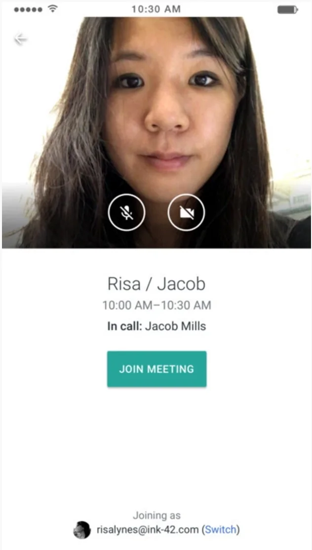 Google Meet screenshot 2 of 5