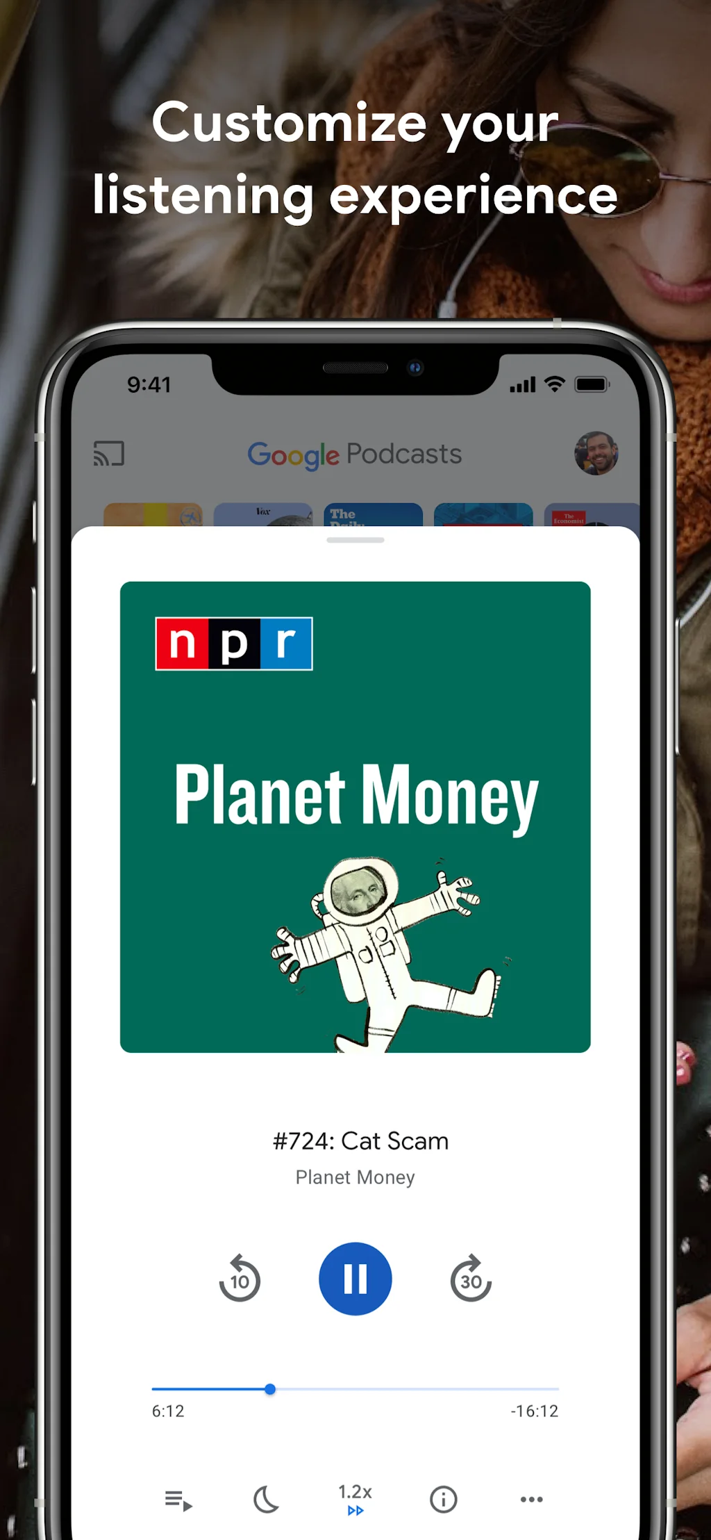 Google Podcasts screenshot 5 of 6