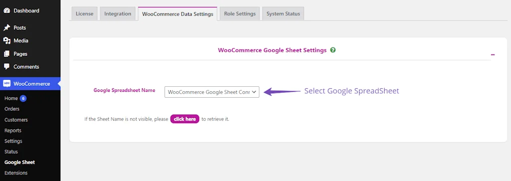 Google Sheet Connector for WooCommerce screenshot 4 of 9