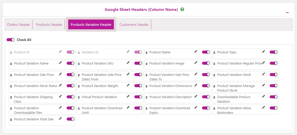 Google Sheet Connector for WooCommerce screenshot 7 of 9