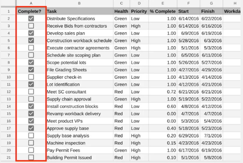 Google Sheets screenshot 1 of 4