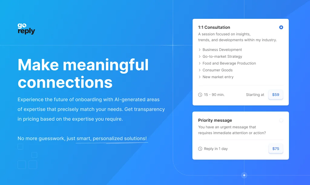 GoReply.com screenshot 3 of 4