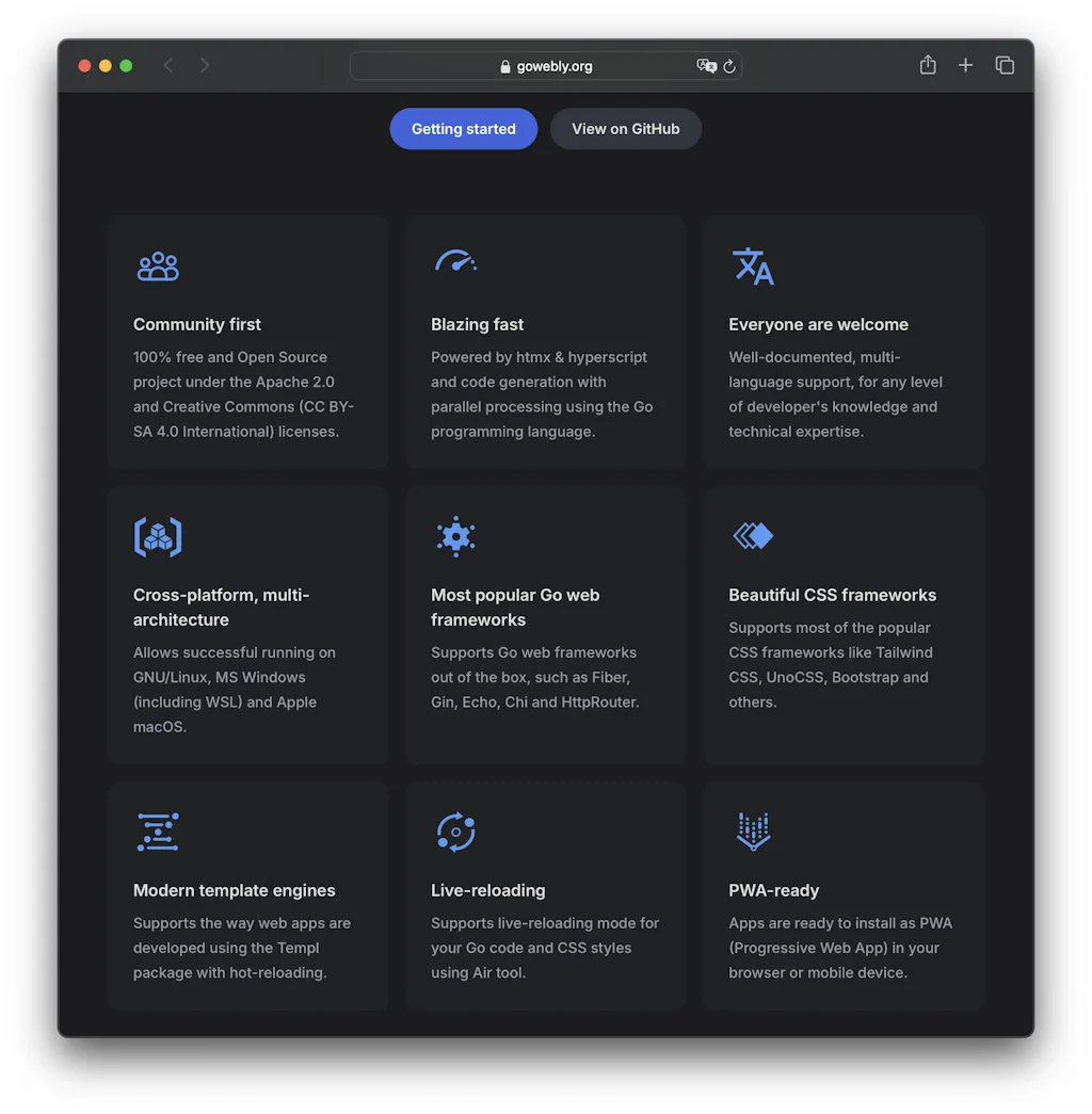 Gowebly screenshot 2 of 3