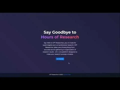 GPT Researcher screenshot 1 of 4