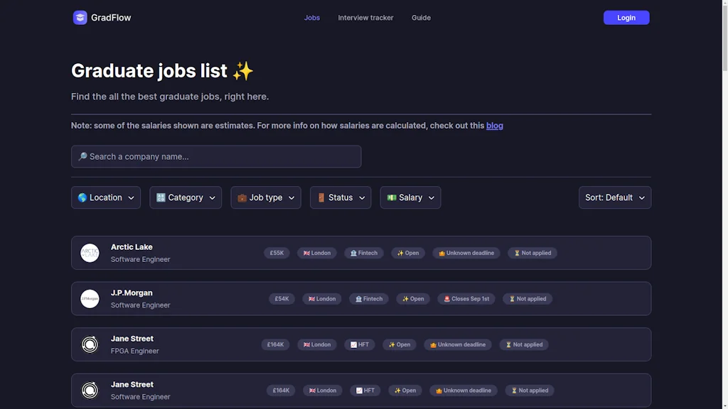 GradFlow screenshot 2 of 4