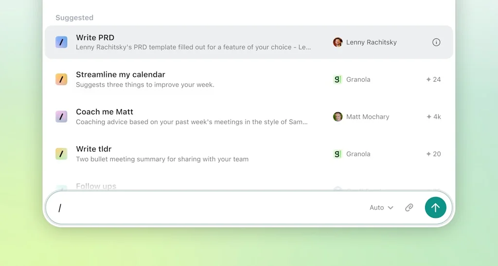 Granola screenshot 2 of 4
