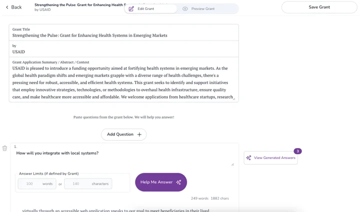 GrantAI screenshot 3 of 4