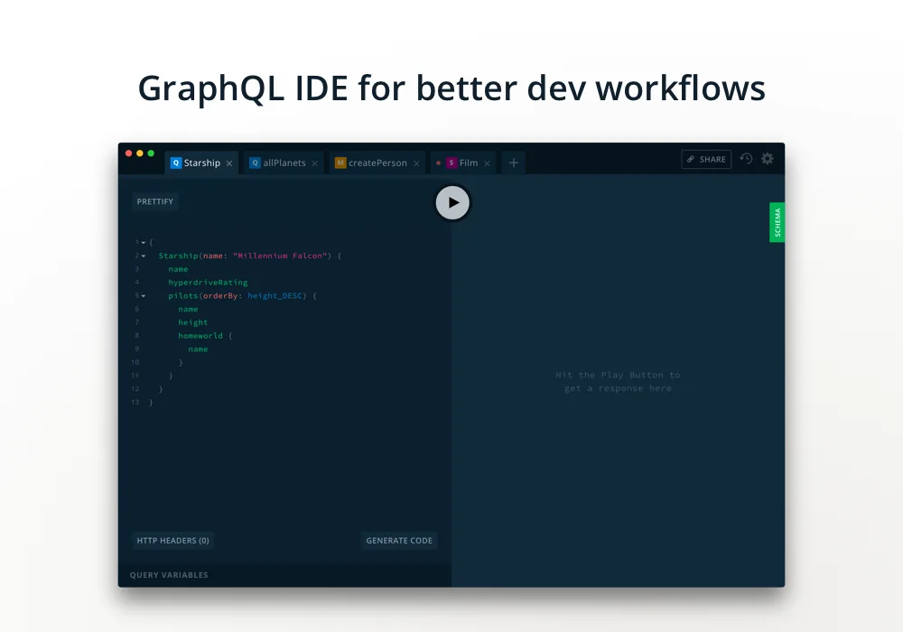 GraphQL Playground screenshot 4 of 4