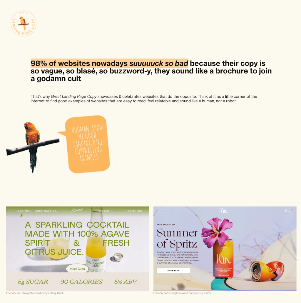 Great Landing Page Copy screenshot 4 of 6