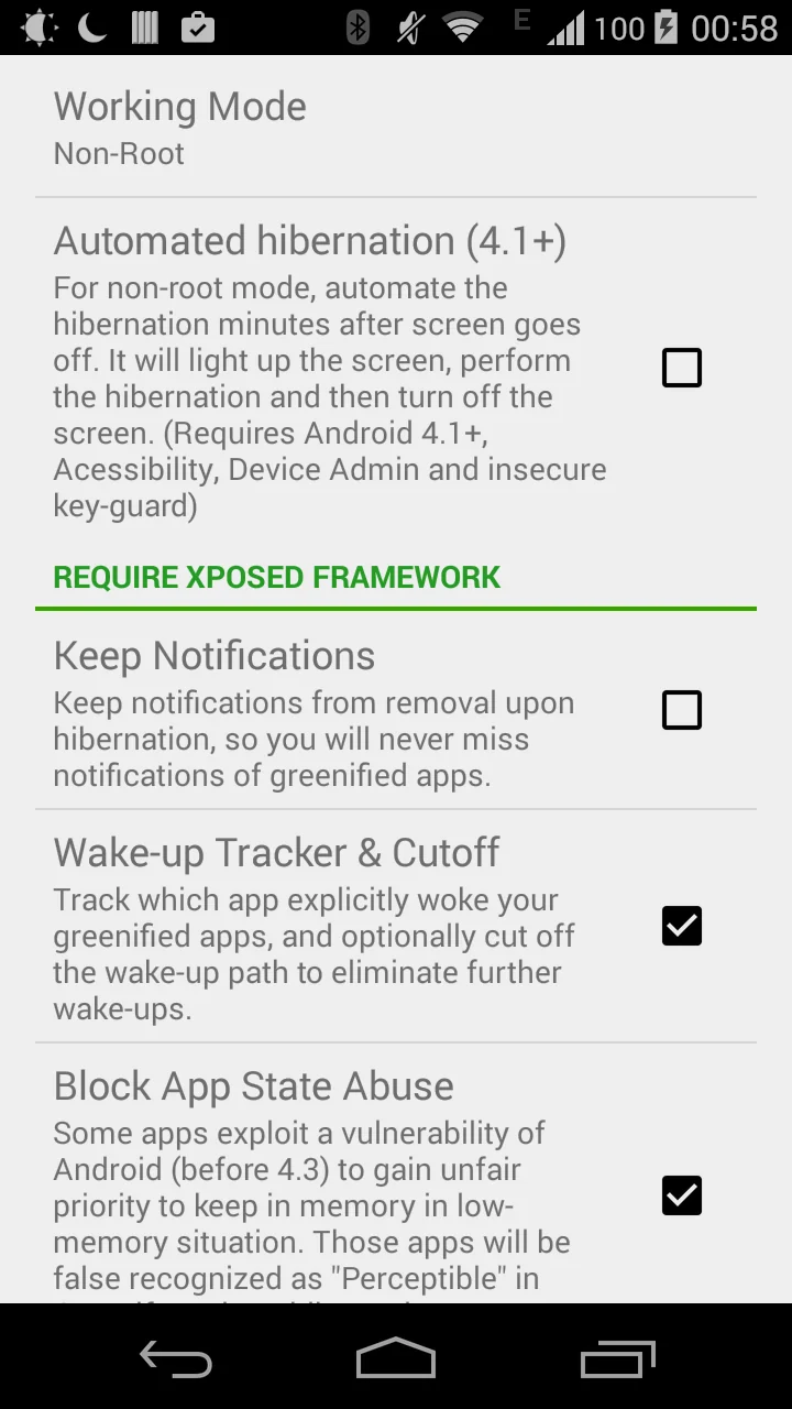 Greenify screenshot 1 of 4
