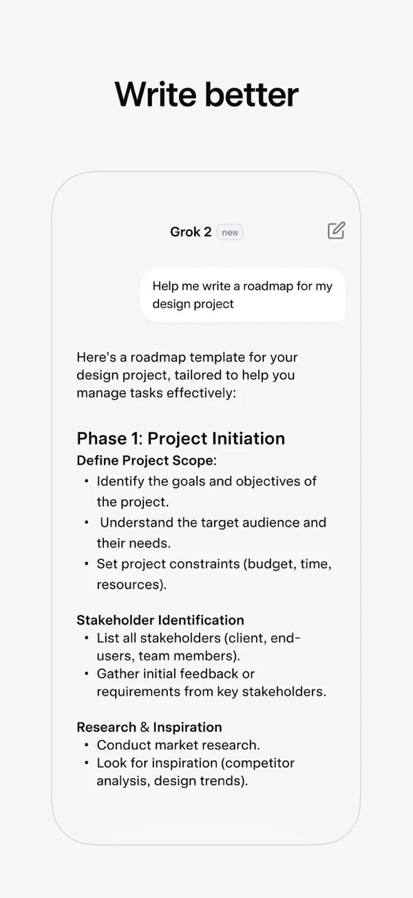 Grok AI assistant screenshot 3 of 7