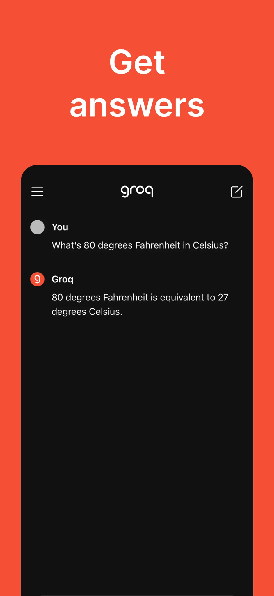 Groq for iOS screenshot 1 of 3