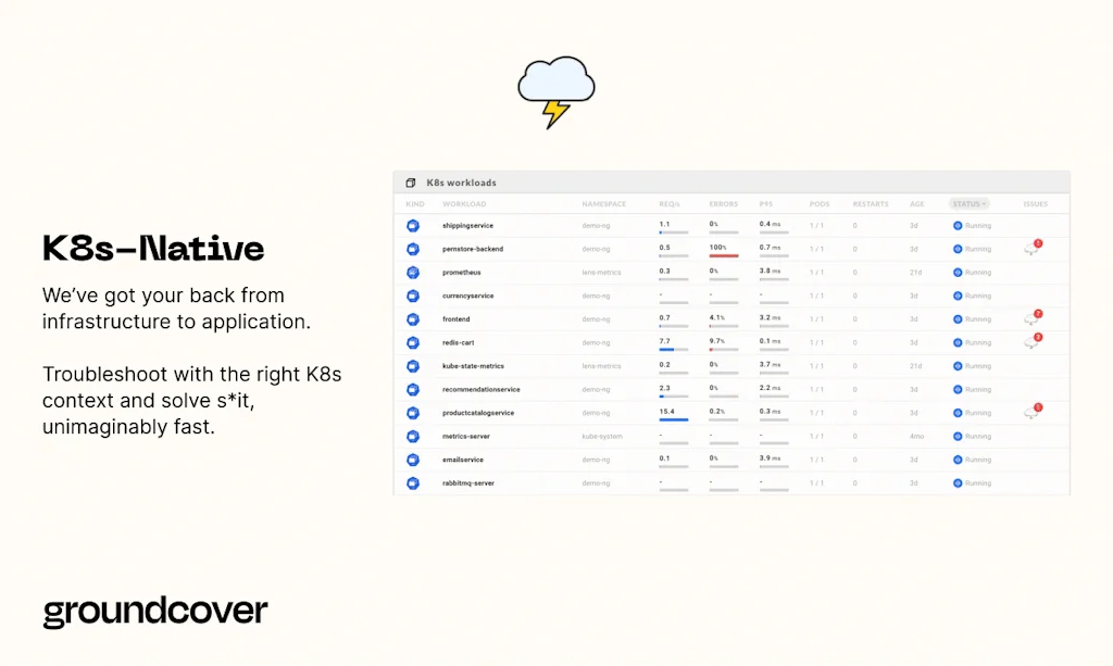 groundcover - Kubernetes APM with eBPF screenshot 5 of 8