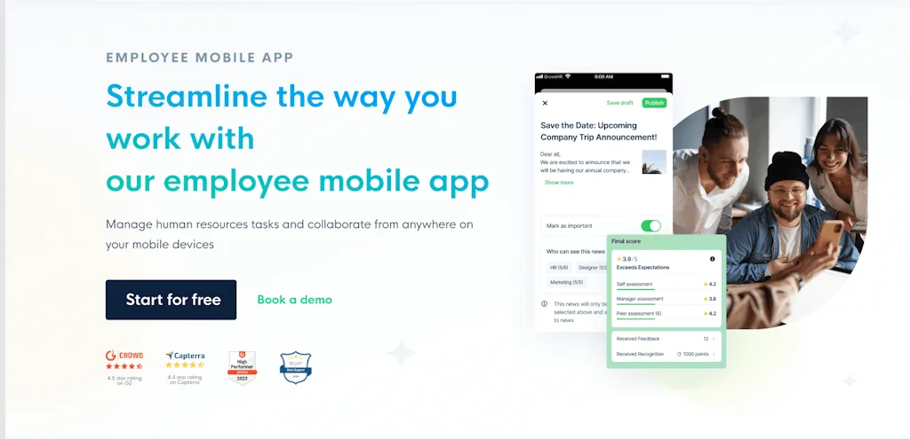 Grove HR screenshot 4 of 9