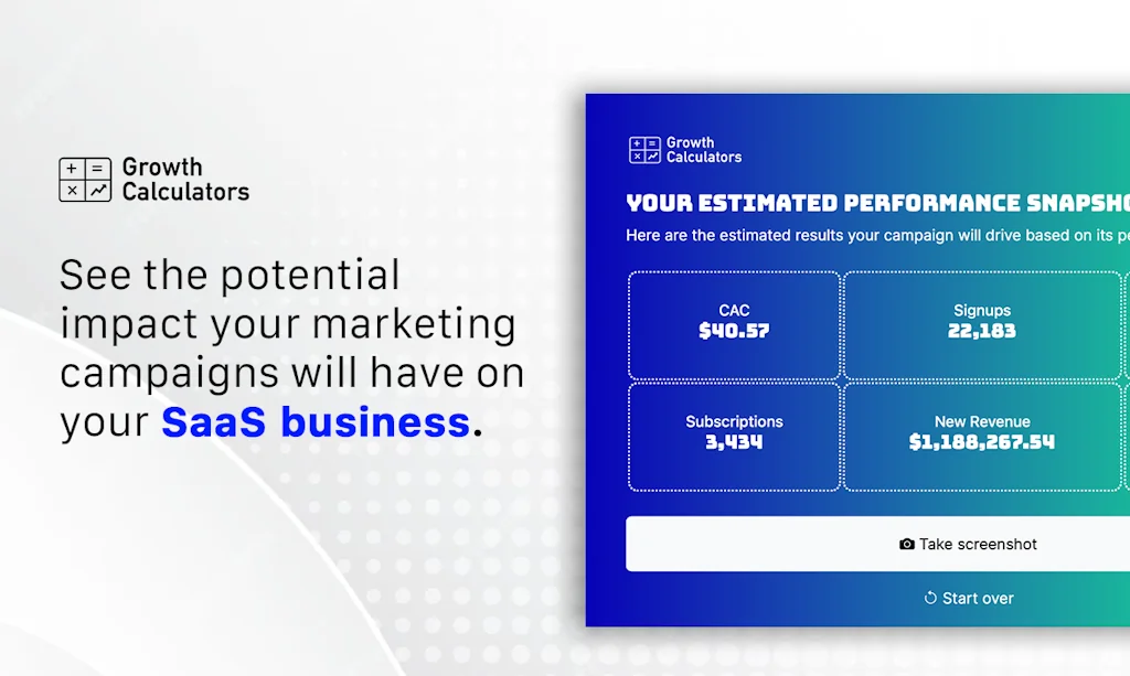 Growth Calculators screenshot 1 of 3