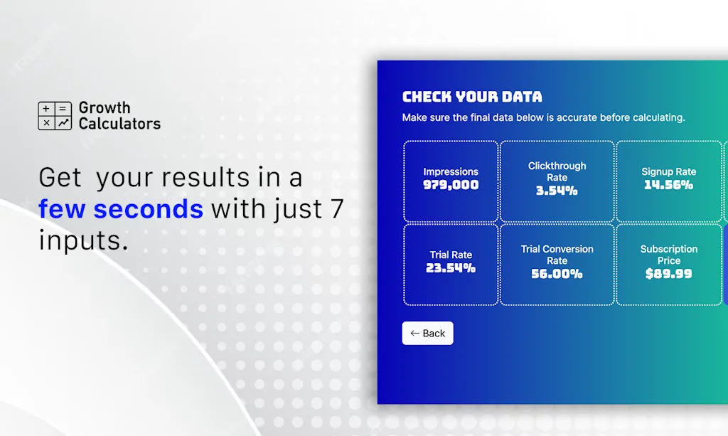 Growth Calculators screenshot 2 of 3