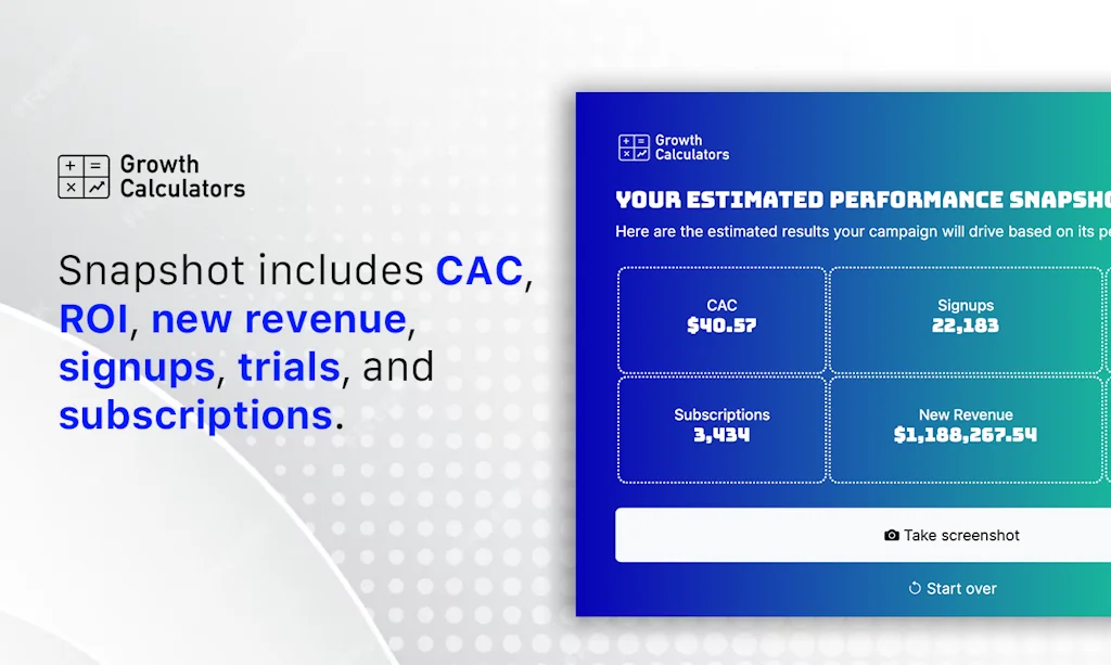Growth Calculators screenshot 3 of 3