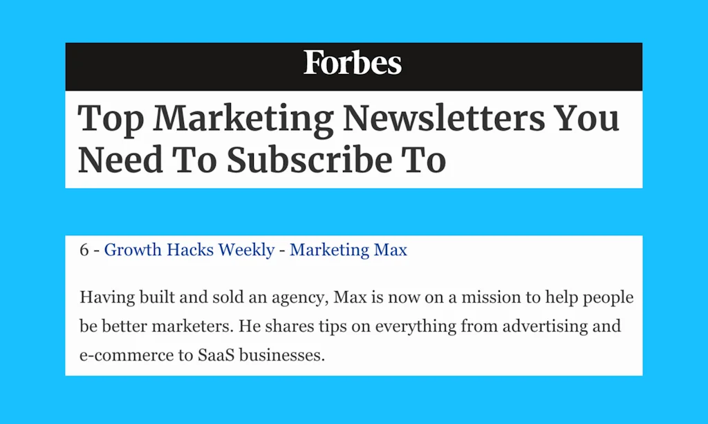 Growth Hacks Weekly! screenshot 2 of 3